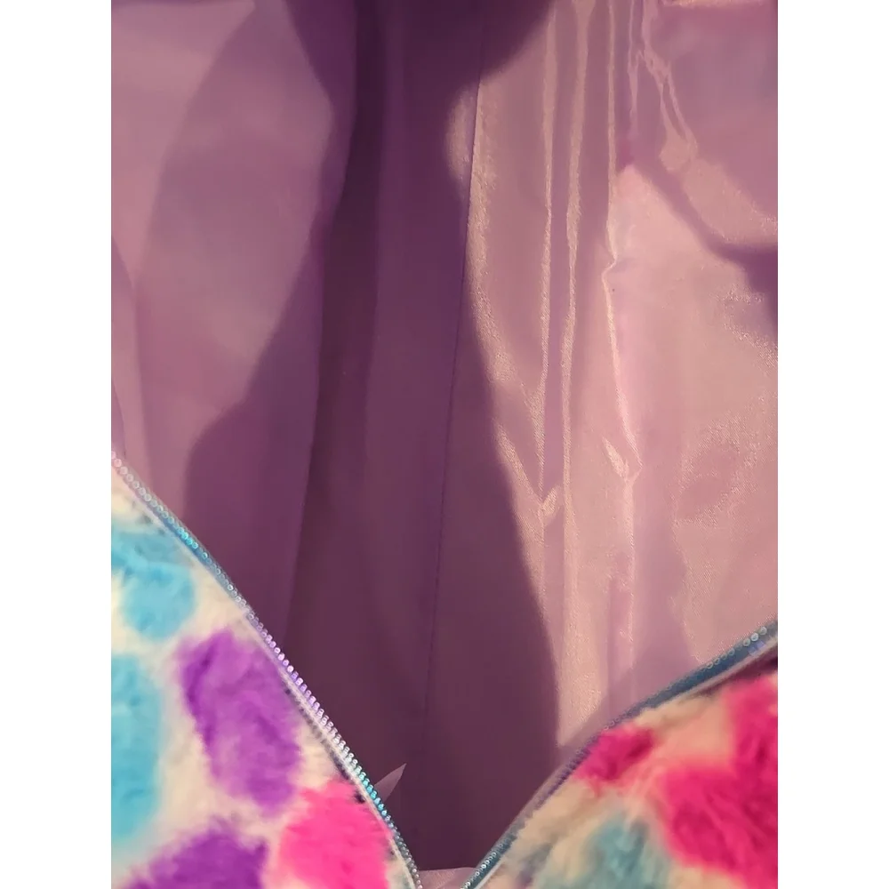 Ms. Gwen's OMG Accessories Heart DANCE Duffle In Orchid Cute & Soft NWT (225)